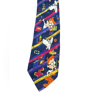 Rocky & Bullwinkle And Friends Mr. Peabody And Sherman Neck Tie 1993